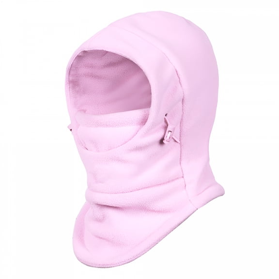 TELOLY Kids Balaclava Hood Ski Face Mask Neck Warmer Winter Fleece Hat for Boys and Girls