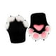 thumbnail image 2 of Guantes con forma de pata de gato, guantes de disfraz, accesorios de disfraces para mujer, guantes con forma de garra de gatito Negro, 2 of 9