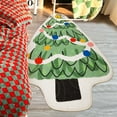 thumbnail image 5 of Dengmore Christmas Bath Mat Shower Mat Non-Slip 29.6x30.3 Inch Soft Comfort Bath Mat Bathroom Blanket Bathmat for Shower Tub Bathroom Chritmas Decoration Shower Blanket Washable, 5 of 9