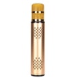 thumbnail image 4 of Micrófono de karaoke inalámbrico Bluetooth, portátil, para fiestas, coches, casas, exteriores, KTV, dorado, 4 of 14