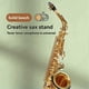 thumbnail image 2 of Longteam Beech Wood Alto Saxophone Stand Tenor Saxophone Holder, 2 of 5