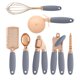 thumbnail image 4 of Yuarrent 7 piezas de utensilios de cocina multifunción recubiertos de cobre mango utensilios de acero inoxidable prensa de ajo Almacenamiento y organización del hogar Yuarrent HA023821-00, 4 of 6