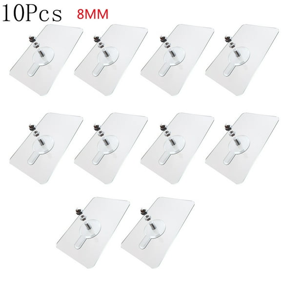 TIMIFIS Picture Hangers Home Decor Nail Free Wall Hook Screw Adhesive Non-Trace No Drilling for Bathroom Kitchen Wall Hangers Without NailsFall