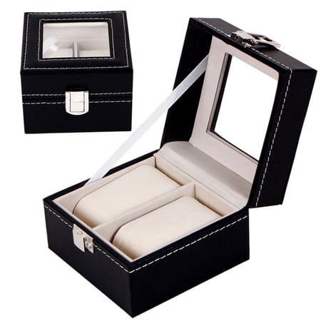 2/3/6 Grids Watch Box PU Leather Watch Case Holder Organizer Storage Box for Quartz Watches Jewelry Boxes Display Best Gift