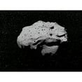thumbnail image 2 of Illustration of an asteroid in outer space Poster Print, 2 of 2