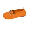 thumbnail image 2 of Tawop Shoes Women Womens Dress Shoes Work Shoes Flats Casual Comfort Orange 8.5, 2 of 9