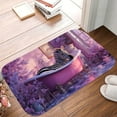 thumbnail image 5 of 1pc Zebra Pattern Absorbent Non-Slip Bathroom Thickened Flannel Rug Decor,Soft,Quick Drying,Suitable For Indoor/outdoor Use,Bathrooms,Bedrooms,Kitchens,Terrace,Laundry Rooms,16"x24", 5 of 9