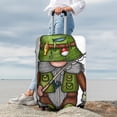 thumbnail image 5 of Cauagu Fishing Gnome Print Travel Luggage Cover,Travel Dust-proof Suitcase Cover Softside Suitcase Protector for 18-32inch,Not Included Suitcase, 5 of 8
