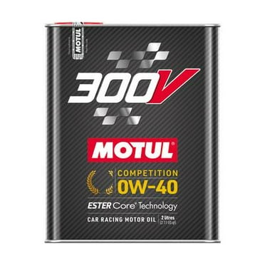 Motul Usa MTL110857, 300V Competition Oil 0W40 2 Liter Performance Racing