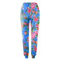 thumbnail image 2 of Pantalones de chándal Gibobby para mujer con estampado inferior Azul XL, 2 of 5