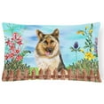 thumbnail image 1 of Carolines Treasures CK1216PW1216 German Shepherd Spring Canvas Fabric Decorative Pillow, 1 of 3