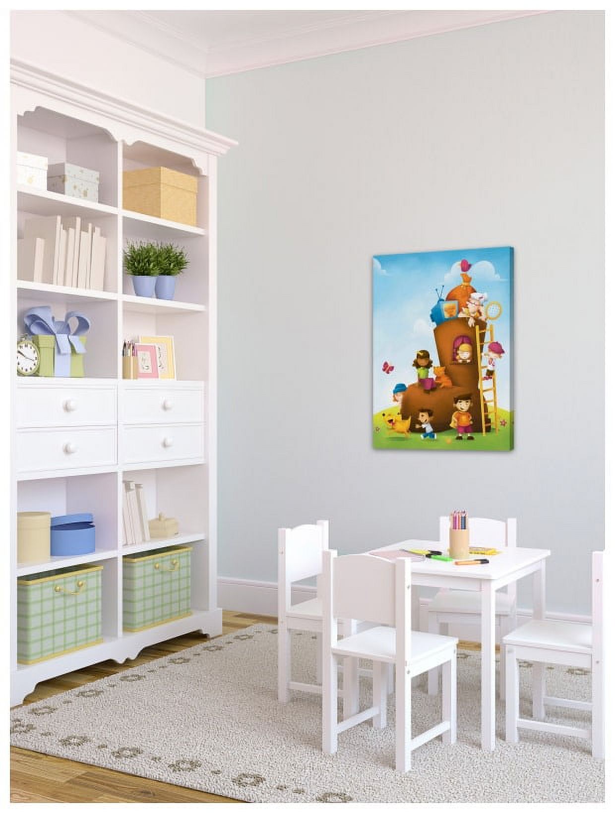 Marmont Hill "Shoe House II" by Curtis Painting Print on Canvas
