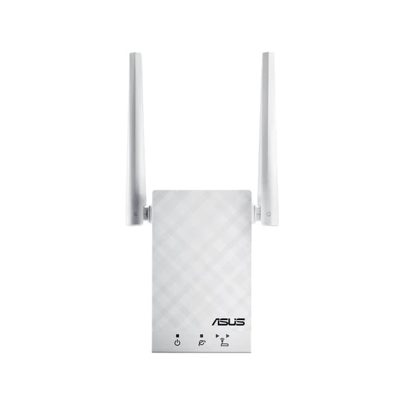 Asus AC1200 Dual-Band WiFi Range Extender Wireless Signal Booster Up to 1167Mbps Repeater | Access Point | Media Bridge | Support Aimesh (RP-AC55), White