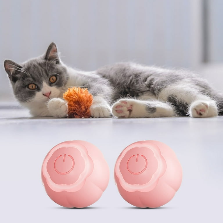 Pet Intelligent Rolling Ball For Cats, Bite Resistant/relieves Boredom  Interactive Toy Ball