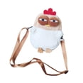 thumbnail image 4 of Bolso cruzado de gallina de dibujos animados para mujer Strade Fareast Limited bolso de felpa Con forma de pollo 15 cm x 23 cm, 4 of 7