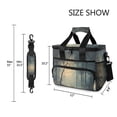 thumbnail image 3 of FORMRS Insulated Cooler Bag 24 Cans Capacity Soft Leakproof Lunch Box with Side Pockets, Retro Forest, 3 of 7