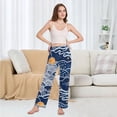 thumbnail image 6 of FORMRS Women's Pajama Pants with Pockets Soft Comfy Loungewear Sleep Bottom, Sizes S-2XL, Blue Night Sky, 6 of 8