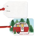 thumbnail image 3 of Current Trucks & Trailers To/From Gift Tags - 4 Designs, Holiday Gift Wrapping, Ribbon Included, Set of 16, 3 of 4