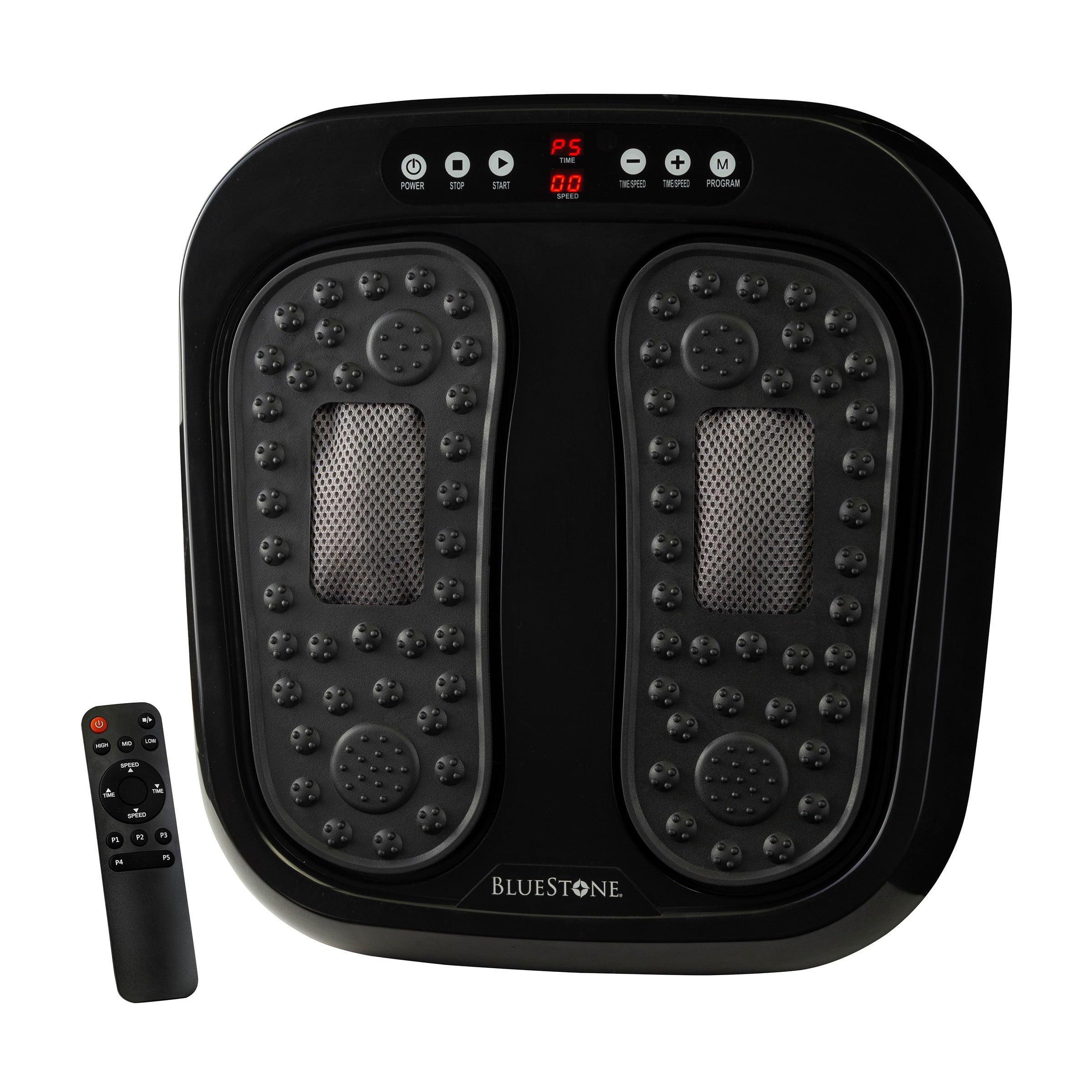 power legs vibration plate foot massager Power Legs Vibration Plate Foot Massager Platform with Rotating Acupressure  Heads Multi Setting Electric Foot Massager… main image 1