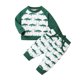 thumbnail image 1 of Gibobby Conjunto de pants para Niños pequeños Niñas Manga larga Dibujos animados Estampados Tops Pantalones Trajes para niños(Verde,18-24 Meses), 1 of 5