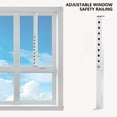 thumbnail image 4 of HLONK Window Security Rod Adjustable Home Window Interior Lock for Childrens Room, 4 of 10