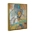 thumbnail image 3 of Stupell Industries Layered Conceptual Abstract Shapes Painting Metallic Gold Floating Framed Canvas Print Wall Art, Design by Third and Wall, 3 of 6