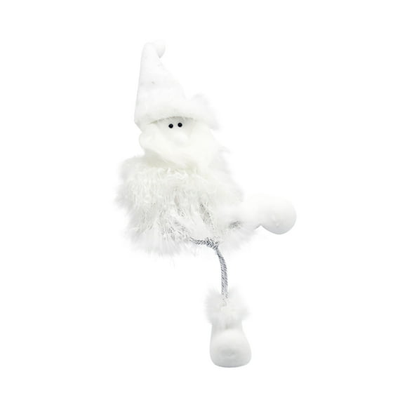 Hjcommed Poupée Marionnette Blanche Ornements de Noël 2020 Poupée Ange Plume Blanche 15 Pouces Noël