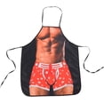 thumbnail image 1 of Apron Half Apron Kitchen Day Gift Man Valentine's Muscular Kitchen， Dining & Bar, 1 of 6