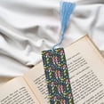 thumbnail image 6 of Kdxio Cartoon Leaf Mushroom Red Print Metal Tassel Bookmarks,Perfect Gift for Art Lovers and Bookworms Metal Bookmarks for Women, 6 of 8