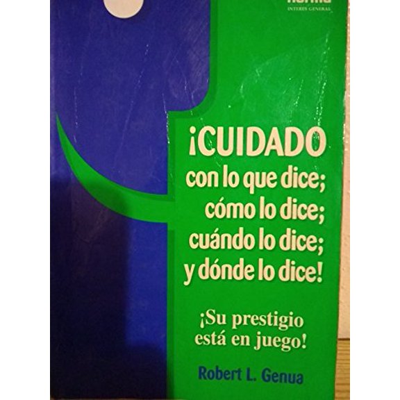 Pre-Owned CUIDADO CON LO QUE DICE, 9789580429470, 9580429472, Paperback,