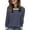 Navy, variant on ShiShine Long Sleeve Shirts for Women Lightweight Sweaters Fall Outfits 2025 Color Block Winter Clothing Dressy Casual Soft
