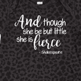 thumbnail image 4 of Inktastic Though She Be but Little She is Fierce Quote Shakespeare Girls Baby Bodysuit, 4 of 5