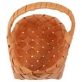thumbnail image 6 of COOPHYA Rattan Woven Fruit Storage Basket Brown For Picnic Use 3Pack, 6 of 8