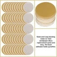 thumbnail image 5 of 100Pcs Hook and Loop Sanding Discs 5 Inch NO-Hole 120-Grit Hook and Loop Sandpaper Pads Orbital Sander Sandpaper Gold Sanding Disc for Polishing Accessories, 5 of 6