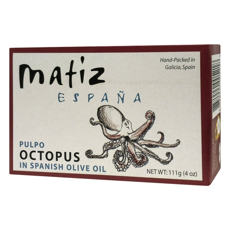 Small Squids in Extra Virgin Olive Oil