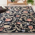 thumbnail image 2 of SAFAVIEH Chelsea Baxter Bordered Wool Area Rug, Black, 3'9" x 5'9", 2 of 11