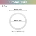 thumbnail image 2 of 5Pcs Magnetic Adapter Ring, Magnetic Wireless Charger Conversion Kit, White, 2 of 8