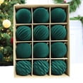 thumbnail image 3 of Flocked Velvet Holiday Ornament Elegant Festive Hanging Decoration For Home Celebration And Christmas Tree, 3 of 5