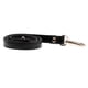 thumbnail image 1 of Correa de cuero con asa para mujer y hombre, 1 cm de ancho y 55 cm de grosor, hecha a mano, con grano de lichi. Negro, 1 of 8