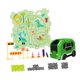 thumbnail image 1 of Juego de pista de rompecabezas para coche, carrito eléctrico para montar en casa, regalo de Navidad, práctica Tema de dinosaurio 4 piezas, 1 of 9