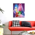 thumbnail image 4 of Lsque inside out 2 Pattern Decorative Picture – Unique Modern Wall Art, Ready-to-Hang Canvas Print for Home (Vertical), 4 of 6