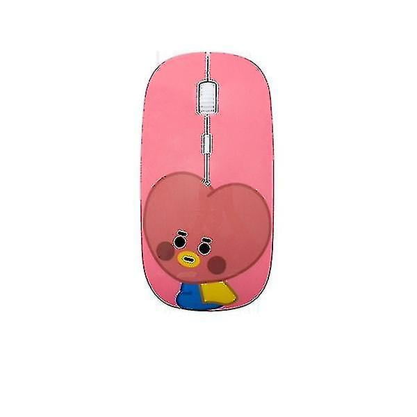 Cartoon Wireless Silent Mouse Cute Home Office Computer Mouse Computer Accessories