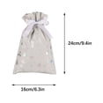 thumbnail image 2 of HOZADOIE A Drawstring Home Decor Christmas Decoration Drawstring Drawstring Candy Bag (16*24cm), 2 of 7