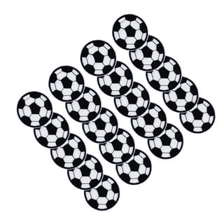  COHEALI 100 pcs Football Stickers Black Decor Trendy Decor Kids  Dress Embroidered Appliques 5 Dollar Items Soccer Pattern Patches Football  Designed Embroidery Applique Clothes Patches Gift : Everything Else