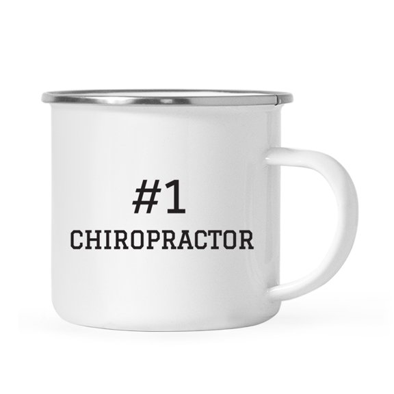 Koyal Wholesale Stainless Steel Campfire Coffee Mug Thank You Gift, #1 Chiropractor
