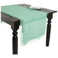 thumbnail image 4 of Saro Lifestyle Fringed Jute Table Runner, 4 of 7