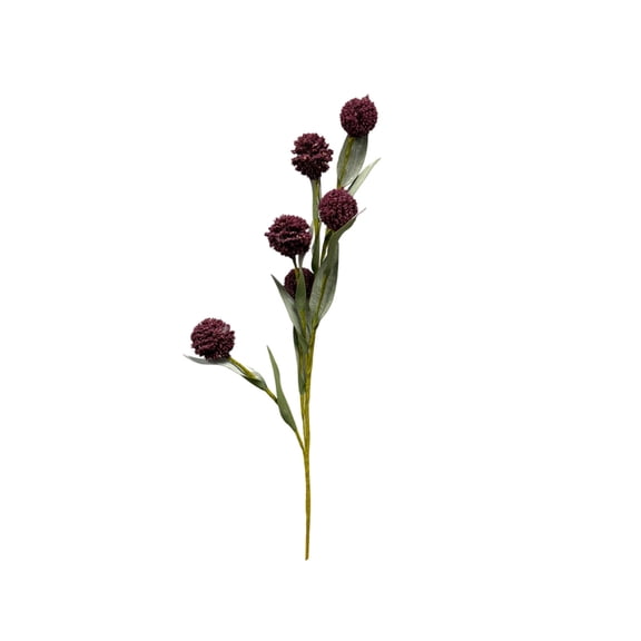 Ikohbadg Faux Silk Mums Artificial Flowers, Fake Flowers Silk Small Mini Chrysanthemums with Stems for DIY Wedding Centerpieces Floral Arrangements Vase Fillers Home Decorations, Wine