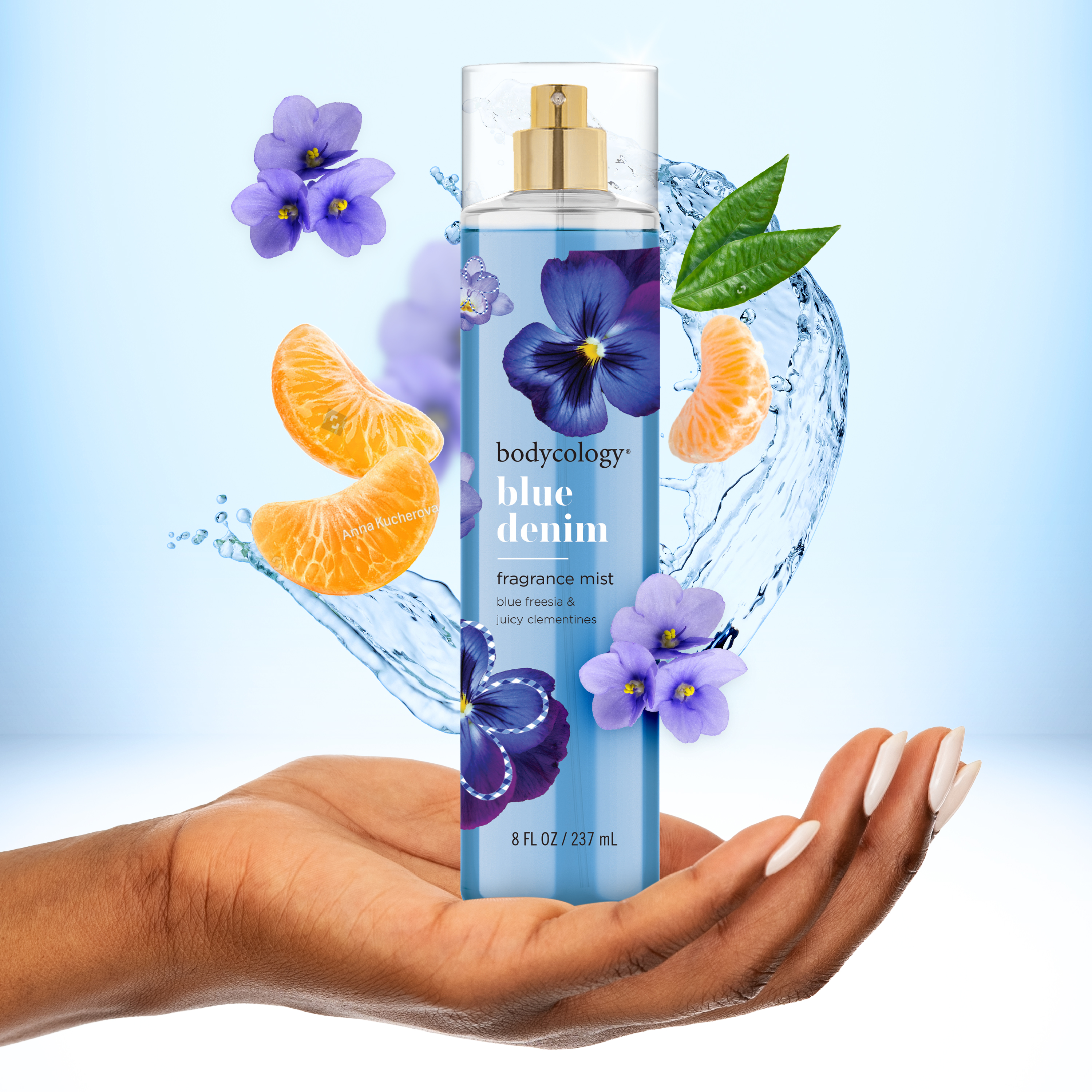 Bodycology Blue Denim Fragrance Body Mist, 8 fl oz photo 5