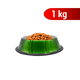 thumbnail image 2 of Plato Para Perro Importadora La Merced Tazón Mediano Verde Aluminio Antiderrapante, 2 of 5
