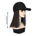 thumbnail image 5 of Baseball Cap Wig Nature Color Style High Density Hair Wigs for Women Girls, 5 of 5